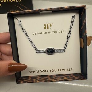 BP Hematite Necklace with Black Gemstone